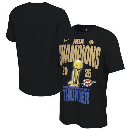 Oklahoma City Thunder - 2025 Champions Locker Room NBA T-shirt