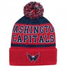 Washington Capitals Youth - Puck Pattern NHL Knit Hat