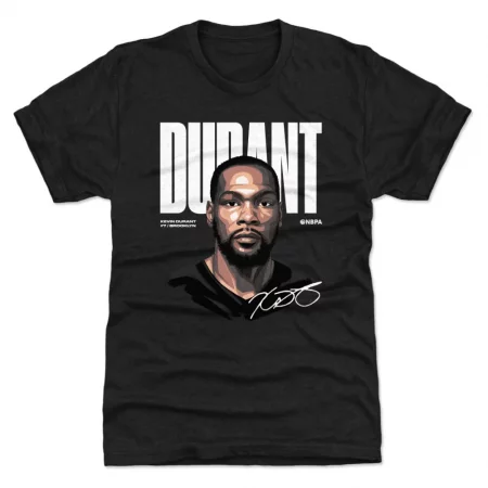 Brooklyn Nets - Kevin Durant Game Face Black NBA T-Shirt