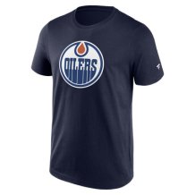 Edmonton Oilers - Primary Logo Blue NHL T-Shirt