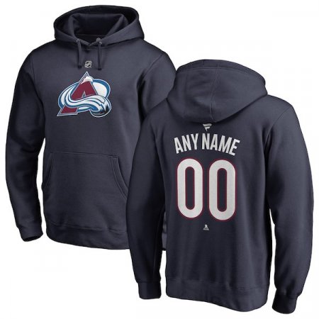 Colorado Avalanche - Team Authentic NHL Mikina s kapucí/Vlastní jméno a číslo