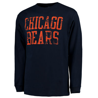 Chicago Bear Print Sweatshirt, Casual Long Sleeve Crew Neck