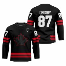 Kanada - Sidney Crosby 2026 Hockey Replica Fan Jersey Czarny