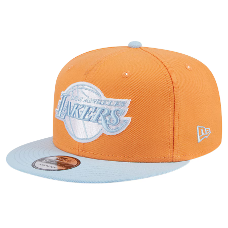 Los Angeles Lakers - Color Pack 2-Tone Orange/Light Blue 9Fifty NBA Czapka