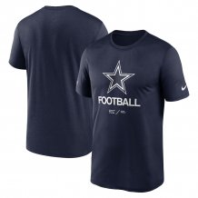 Dallas Cowboys - Infographic Navy NFL T-shirt