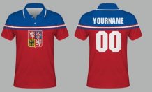 Tschechisch - Sublimiert Fan Polo Tshirt