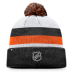 Philadelphia Flyers - Fundamental Cuffed pom NHL Zimní čepice