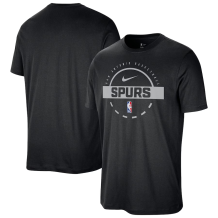 San Antonio Spurs - 2025 Authentic Practice Black NBA Tričko