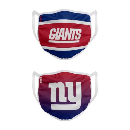 New York Giants - Colorblock 2-pack NFL rouška