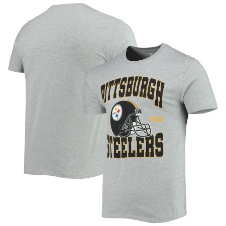 Pittsburgh Steelers - Helmet Gray NFL T-Shirt