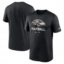 Baltimore Ravens - Infographic Black NFL T-shirt