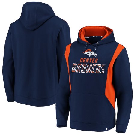 Denver Broncos - Color Block NFL Mikina s kapucňou