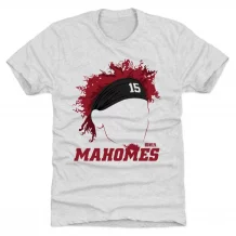 Kansas City Chiefs - Patrick Mahomes Silhouette White NFL T-Shirt