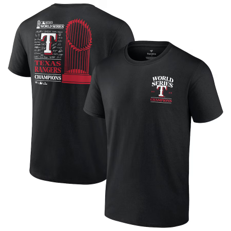 Texas Rangers - World Series Champs Signatures MLB T-shirt