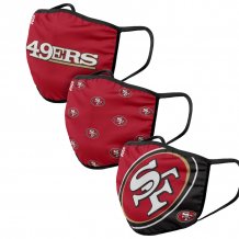 San Francisco 49ers - Sport Team 3-pack NFL maska
