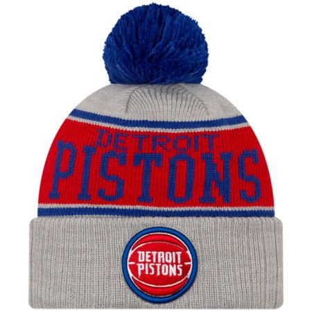 Detroit Pistons - Stripe Cuffed NBA Zimná čiapka