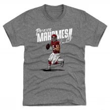 Kansas City Chiefs - Patrick Mahomes Chisel Gray NFL T-Shirt