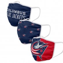 Columbus Blue Jackets - Sport Team 3-pack NHL face mask