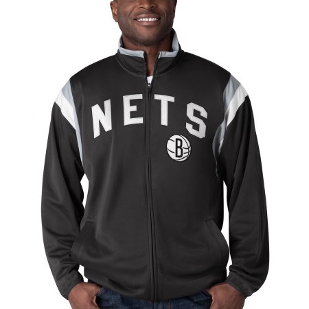 Brooklyn Nets - Post Up Full-Zip NBA Track Bunda
