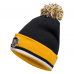 Pittsburgh Penguins - Team Stripe Cuffed NHL Zimní čepice