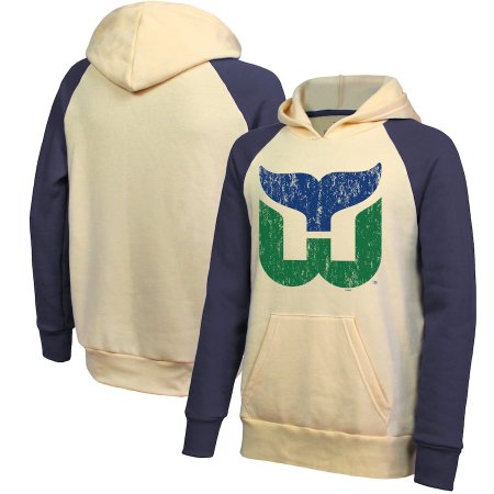 Hartford Whalers - Logo Raglan NHL Hoodie