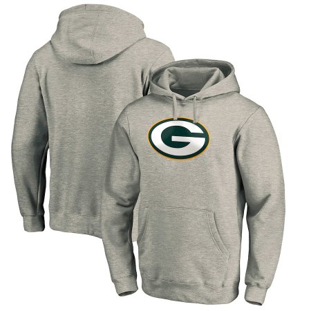 Green Bay Packers - Team Logo Gray NFL Mikina s kapucňou