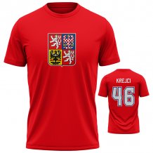 Czechy - David Krejci Hockey Koszulka - czerwona
