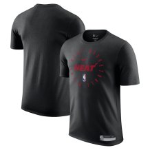 Miami Heat - 2024/25 On-Court Practice Black NBA T-shirt