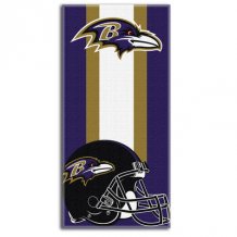 Baltimore Ravens - Northwest Company Zone Read NFL Beach Towel