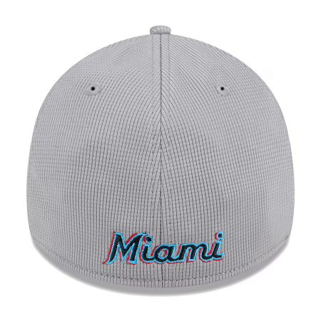 Miami Marlins - Active Pivot 39thirty Gray MLB Hat