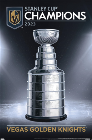 Vegas Golden Knights - 2023 Stanley Cup Champions NHL Plakát