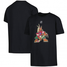 Arizona Coyotes Dziecięca - Kachina Logo Black NHL Koszulka