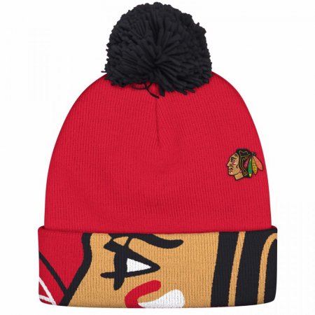 Chicago Blackhawks Youth - Face Off NHL Knit Hat
