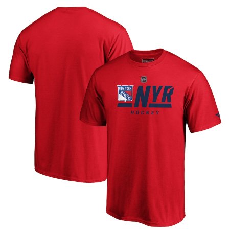 New York Rangers -  Authentic Pro Core Secondary Logo NHL T-Shirt