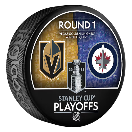 Vegas Golden Knights vs. Winnipeg Jets 2023 Stanley Cup Playoffs NHL Puck