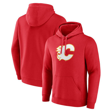 Calgary Flames - Primary Logo Red NHL Mikina s kapucí