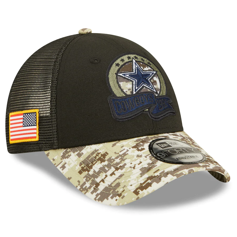 New Era Tennessee Titans Salute to Service Camo 9FORTY Snapback