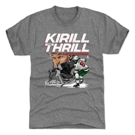 Minnesota Wild - Kirill Kaprizov The Thrill Gray NHL Koszułka - Wielkość: S/USA=M/EU