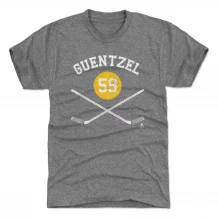 Pittsburgh Penguins - Jake Guentzel Sticks Gray NHL T-Shirt