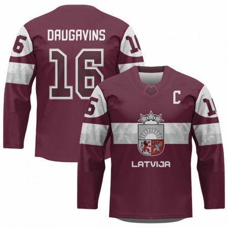 Latvia - Kaspars Daugavins Replica Fan Jersey