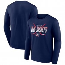 Columbus Blue Jackets - Covert Logo NHL Tričko s dlouhým rukávem