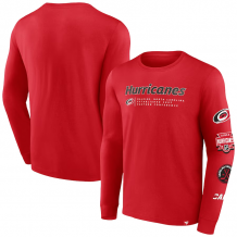 Carolina Hurricanes - Strike the Goal NHL Long-Sleeve T-Shirt