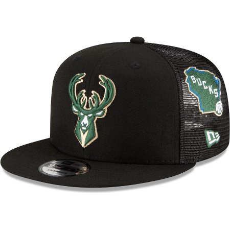 Milwaukee Bucks - Scatter Trucker 9Fifty NBA Hat