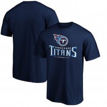 Tennessee Titans - Team Lockup Navy NFL T-Shirt