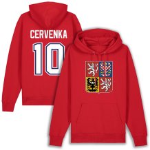 Česko - Roman Cervenka Hockey Red Mikina s kapucí