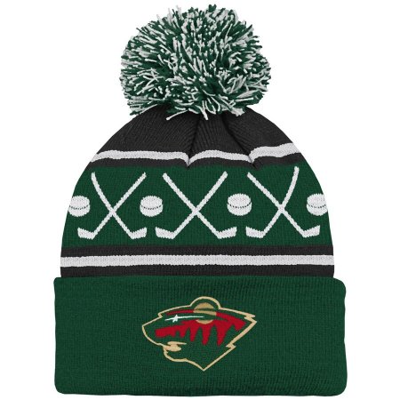 Minnesota Wild Youth - Face Off Cuffed NHL Knit Hat