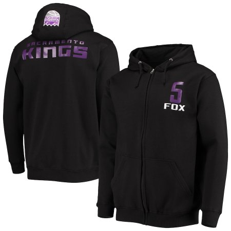 Sacramento Kings - De'Aaron Fox Full-Zip NBA Mikina s kapucňou