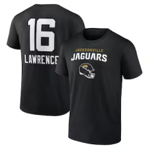 Jacksonville Jaguars - Trevor Lawrence Team Wordmark NFL T-Shirt