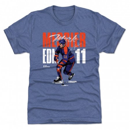 Edmonton Oilers - Mark Messier Bold Blue NHL T-Shirt