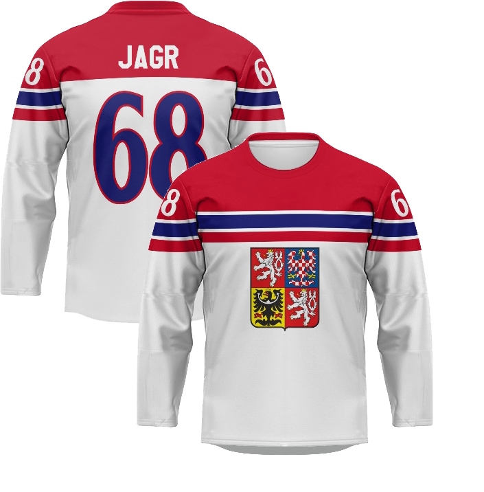 Czechia - Jaromir Jagr Hockey Replica Jersey :: FansMania